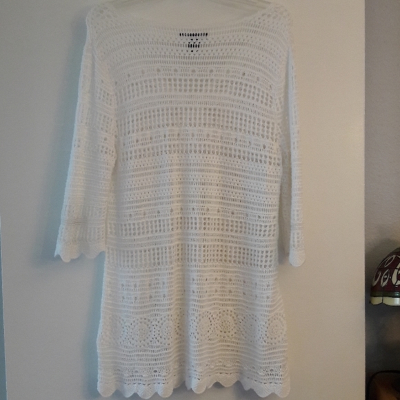 Boho crocheted tunic - Picture 2 of 4